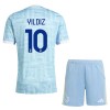 Maillot de Supporter Juventus Yildiz 10 Extérieur 2025-26 Pour Enfant